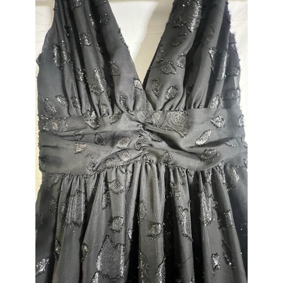 ONE33 Social Women's Black Rose Embellished Low-Back Dress Size 00  NWT - Picture 5 of 12